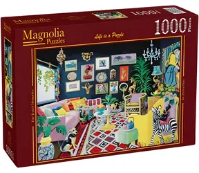 MAGNOLIA Puzzle „Reiseerinnerungen“ / 1000 Teile / 68 x 48 cm