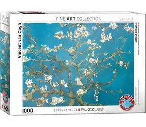 EUROGRAPHICS Puzzle Blühender Mandelbaum / 1000 Teile / 67,6 x 48,9 cm