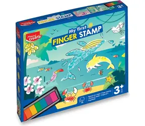 Maped Kreativset Meine ersten Fingerabdrücke / Fingerfarben / 6 Karten