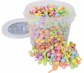 PLAYBOX Buntes Hutmosaik / 700 Stück / O 10 mm / Etui