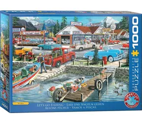 EUROGRAPHICS Puzzle „Angeln gehen“ / 1000 Teile / 68 x 48 cm