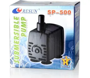 Pumpe SP 500 / Tauchpumpe / für Aquarien und Springbrunnen / 5 W / 200 l/h / Förderhöhe 0,6 m