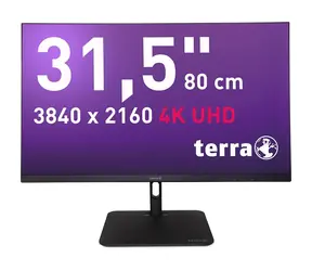 31,5" TERRA 3295W PV Schwarz / Monitor / IPS / 3840 x 2160 / 60 Hz / USB-C / DP / HDMI