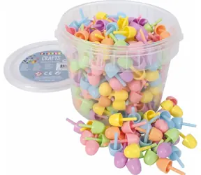 PLAYBOX Hutmosaik 350 Stück / Hutdurchmesser 15 mm / Koffer