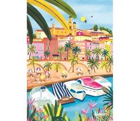 MAGNOLIA Puzzle Menton / 1000 Teile / 48 x 68 cm
