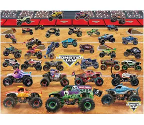 EUROGRAPHICS Puzzle Monster Jam Truck Set / 1000 Teile / 68 x 48 cm