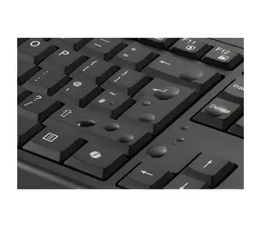 Kensington KM270 EQ schwarz / Kabelloses Tastatur- und Maus-Set / Deutsches Layout / 2,4 GHz + Bluetooth / Membran / AES 128-Bit