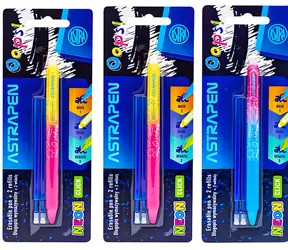 ASTRA Radiergummistift OOPS! Neon / 0,5 mm / 2 Minen / Farbmix