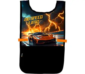 OXYBAG Arbeitsschürze Poncho Auto 2 / Zum Überziehen / Druckknopfverschluss / Vordertasche / 100 % Polyester