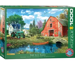 EUROGRAPHICS Puzzle Rote Scheune / 1000 Teile / 68 x 48 cm