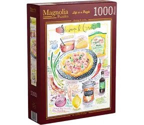 MAGNOLIA Puzzle Garnelen mit Grieß / 1000 Teile / 48 x 68 cm
