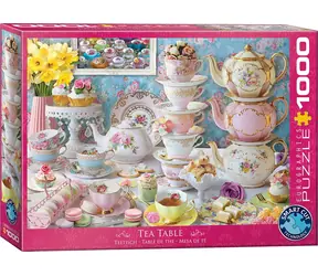EUROGRAPHICS Puzzle Teeparty / 1000 Teile / 68 × 48 cm