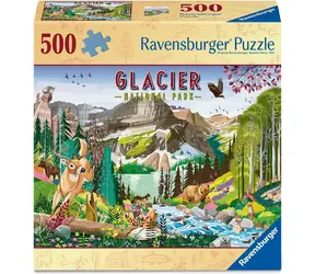 Ravensburger Puzzle Nationalpark: Gletscher / 500 Teile / 49 × 36 cm