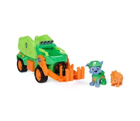 Spin Master Paw Patrol Dino Recyclingfahrzeug Rocky / ab 3 Jahren / Geheimfach / Hebearm