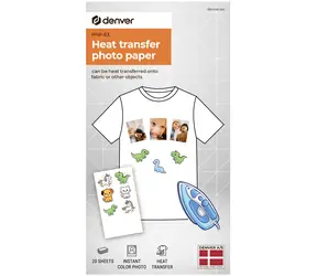 Denver PHP-63 / Fotopapier für Bügelbilder für den Drucker MCP-6010