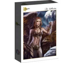 GRAPHICS Puzzle Mondbrunnen / 1000 Teile / 47,8 × 69 cm