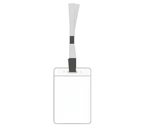 EuroSupplies Lanyard LILY mit Clip, dunkelblau / Umhängeband / Clip / 900 mm / 10 mm