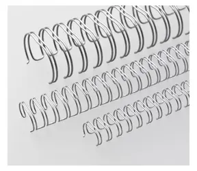 EuroSupplies Binderücken 12,7 mm silber / Binderücken / Ringbindung 3/1" / 81-100 Blatt / Packung mit 100 Stück