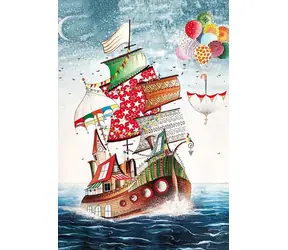 MAGNOLIA Puzzle Freedom Ship / 1000 Teile / 48 x 68 cm