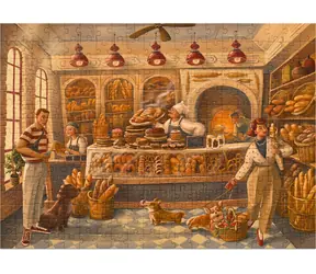 DODO Puzzle Shops: Bäckerei / 300 Teile / 39 x 28 cm