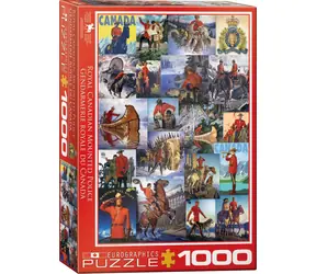 EUROGRAPHICS Puzzle Royal Canadian Mounted Police - Collage / 1000 Teile / 48 × 68 cm