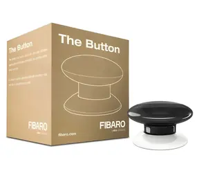 Fibaro NICE FGPB-101-2 ZW5 EU schwarz / Funktaste / Z-Wave / Reichweite 50 m / Batterie 3,6 V