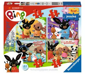 Ravensburger Mein erstes Bing-Puzzle: Spaß mit Freunden / 2+3+4+5 Teile / ab 18 Monaten