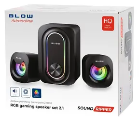 Blow PC-Lautsprecher schwarz (66-399#) / Lautsprecher / 2.1 / 3 W RMS / USB / 3,5-mm-Klinkenanschluss
