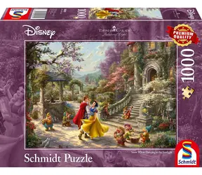 Schmidt Puzzle Disney: Schneewittchen tanzt in den Sonnenstrahlen / 1000 Teile