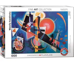 EUROGRAPHICS Puzzle in Blau / 1000 Teile / 67,6 × 48,9 cm