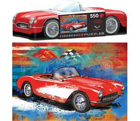 EUROGRAPHICS Puzzle in der Metalldose Corvette / 550 Teile / 48 × 33 cm