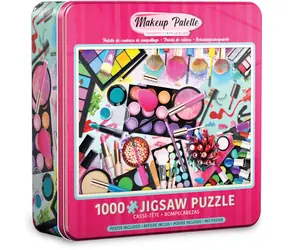 EUROGRAPHICS Puzzle Farbpalette: Make-up in einer Metalldose / 1000 Teile / 67,6 × 48,9 cm