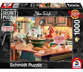 Schmidt Puzzle Secret Auf dem Küchentisch / 1000 Teile / 15 versteckte Details