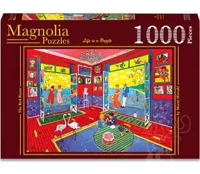 MAGNOLIA Puzzle Rotes Zimmer / 1000 Teile / 68 x 48 cm