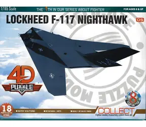 Orion 3D-Puzzle Lockheed F-117 Nighthawk / Maßstab 1:165 / 18 Teile / ab 8 Jahren