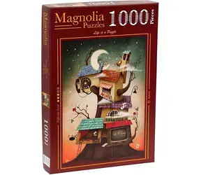 MAGNOLIA Puzzle Baumhaus / 1000 Teile / 48 x 68 cm