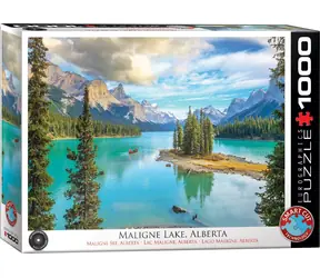 EUROGRAPHICS Puzzle Maligne Lake, Alberta / 1000 Teile / 68 x 48 cm