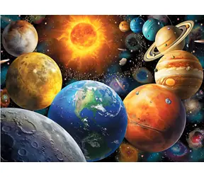 EUROGRAPHICS Puzzle Sonnensystem XL (6500-6007) / 500 Teile / 68 x 48 cm