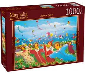 MAGNOLIA Puzzle Karneval der Vogelscheuchen / 1000 Teile / 68 x 48 cm