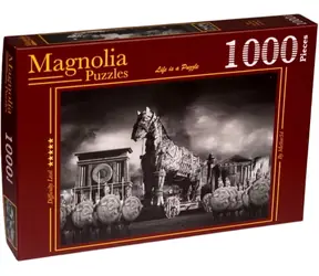 MAGNOLIA Puzzle Der Fall von Troja / 1000 Teile / 68 x 48 cm