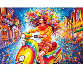 MAGNOLIA Puzzle „Blühende Freiheit“ / 1000 Teile / 68 x 48 cm