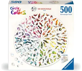 Ravensburger Circle of Colors Rundpuzzle: Vögel / 500 Teile