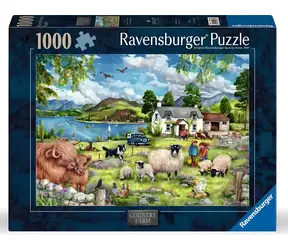 Ravensburger Puzzle Bauernhof / 1000 Teile / 70 × 50 cm