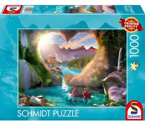 Schmidt Puzzle Liebe zu den Bergen / 1000 Teile / ab 12 Jahren
