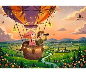 Ravensburger Puzzle „Liebe liegt in der Luft“ XXL / 300 Teile