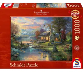 Schmidt Puzzle Naturparadies / 1000 Teile / 69,3 x 49,3 cm