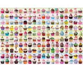 EUROGRAPHICS Puzzle Bunte Cupcakes / 2000 Teile / 99,7 x 67,6 cm
