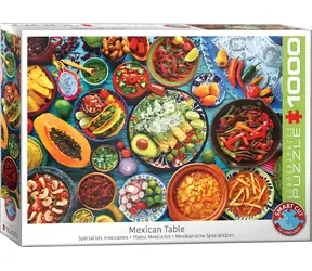 EUROGRAPHICS Puzzle Mexikanischer Tisch / 1000 Teile / 68 × 48 cm