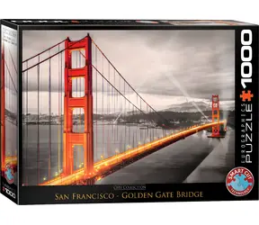 EUROGRAPHICS Puzzle San Francisco - Golden Gate Bridge / 1000 Teile / 48,89 × 67,63 cm