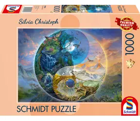 Schmidt Puzzle Bergwelt / 1000 Teile / ab 12 Jahren